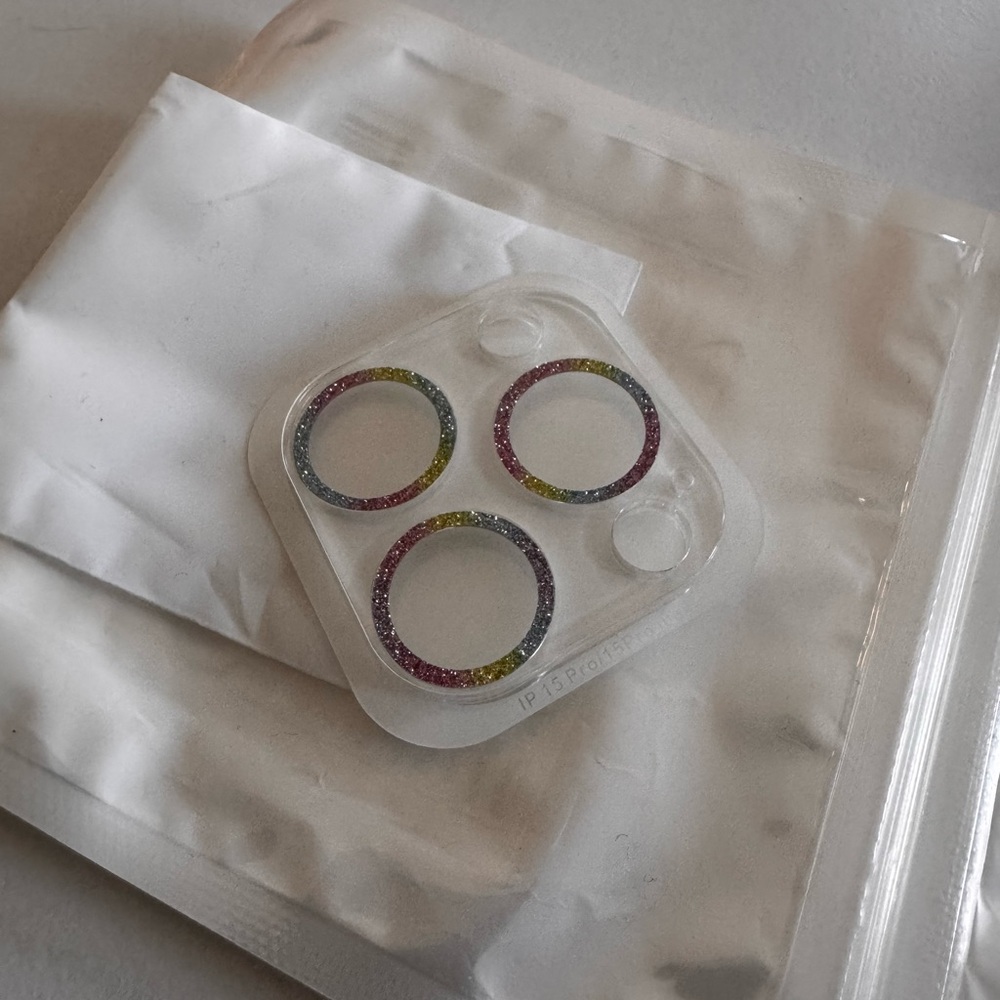 Colorful Glitter Camera Lens Protector
